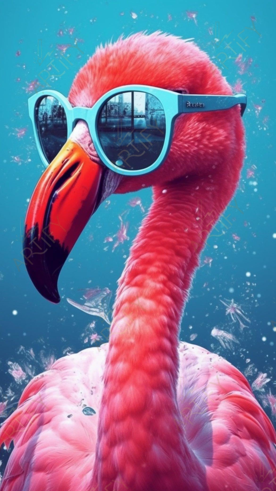 Flamingo Swag Art