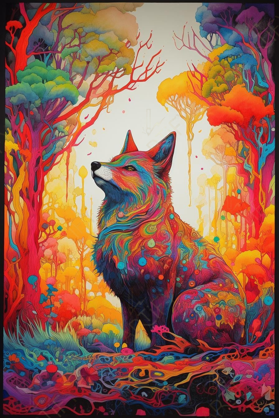 Wolf Canvas Art