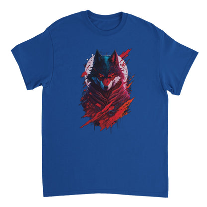 Evil Ninja Wolf Heavyweight Unisex Crewneck T-shirt