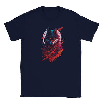 Evil Ninja Wolf Classic Kids Crewneck T-shirt